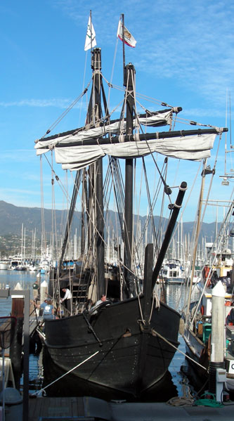 Replica of Columbus's boat Nina