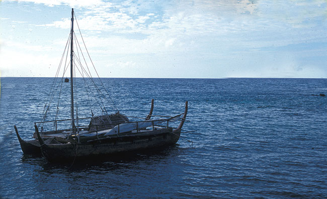 Reconstructed Polynesian Boat