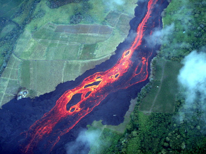 Braided River Channel with Kipukas