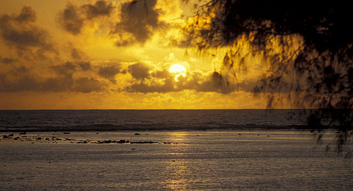 Great Barrier Reef sunset