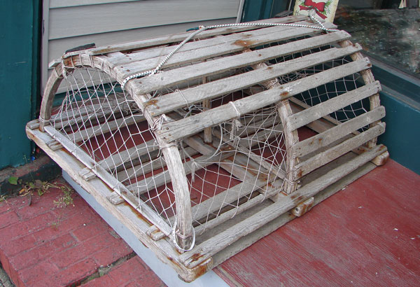 Old type lobster trap