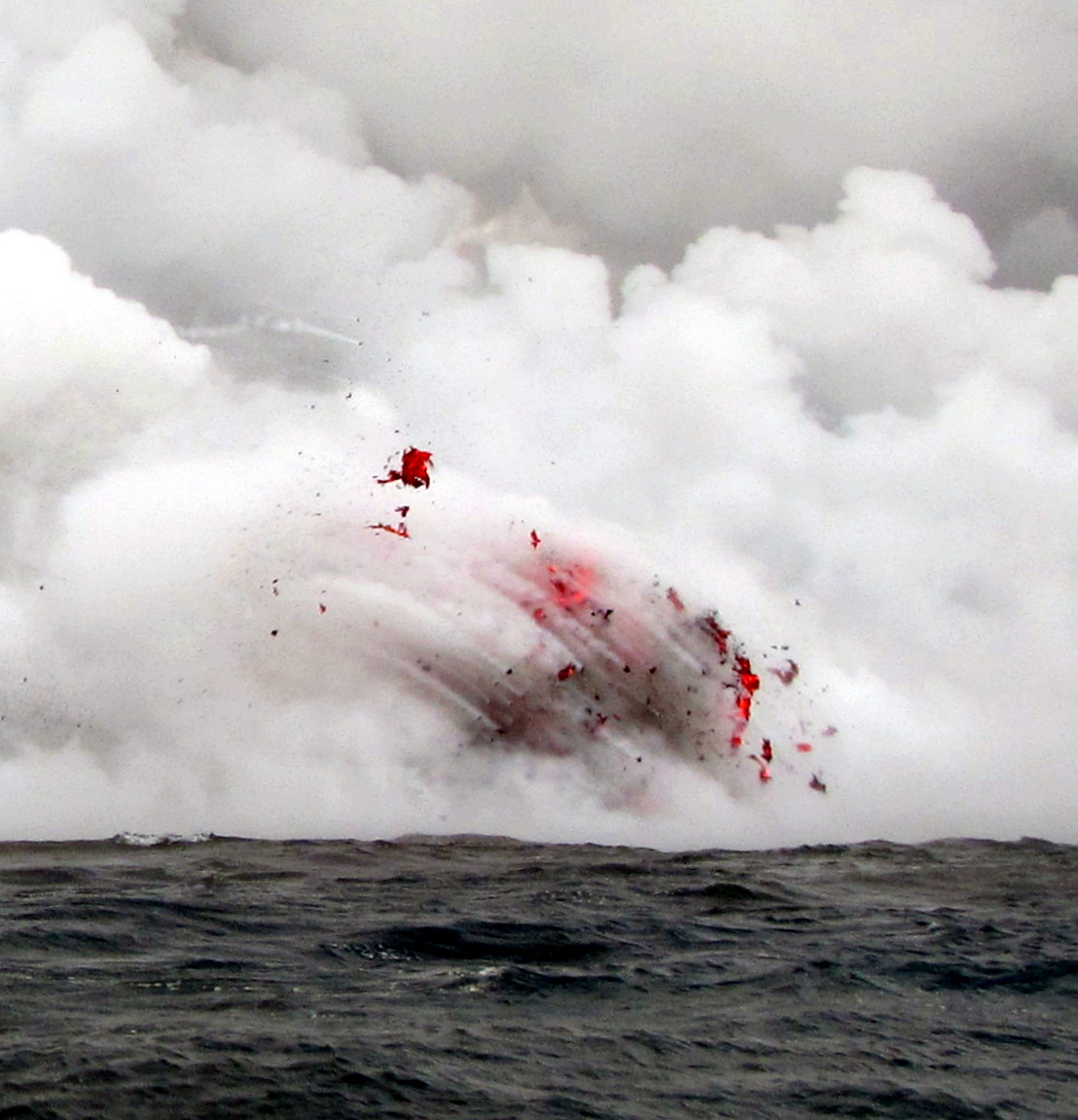 Explosions at Ocean Entry