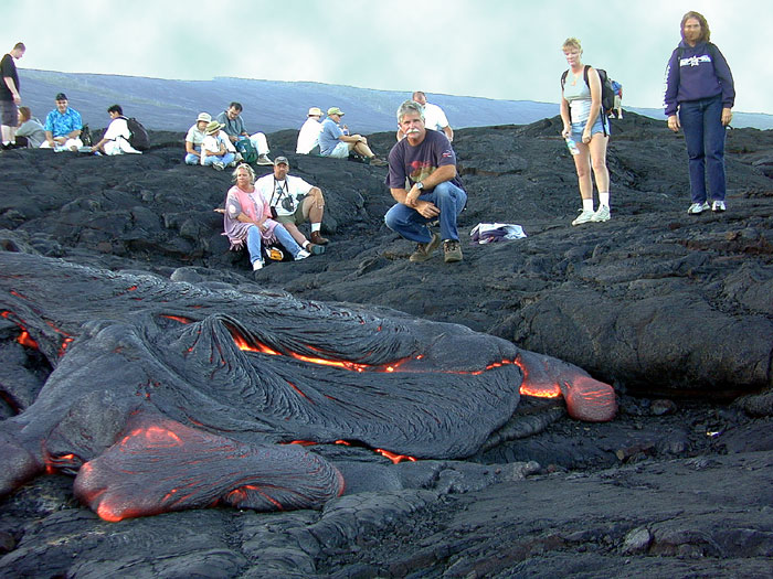 Lava flows 2004