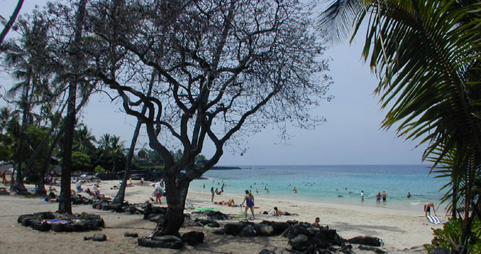 Magic Sands beach in Hawaii